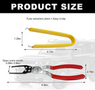 2pcs Relay And Fuse Removal Tool Relay Puller Pliers Fuse Puller To   
