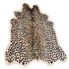 Leopard Print Rug  Faux Cowhide Cheetah Skin Rug Animal Printed Area Rug Carp   