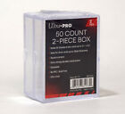 New 6-pack Ultra Pro 50 Count 2-piece Card Storage Box Case Sports Magic 81173