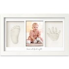 Baby Hand And Footprint Kit - Clay Handprint Duo Frame  13  X 7 9  Alpine White