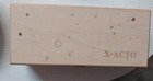 Vintage X-acto Knife Set With Blades In Original Wood Box