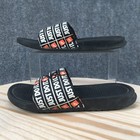 Nike Sandals Mens 9 Benassi Jdi Slip On Slides Black Open Toe Logo 631261-016