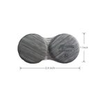 6 Pack Wood Grain Contact Lens Case Contact Lens Box Holder Container Soak Stora