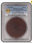 Russia  Paul I  5 Kopeks 1793 Em  1797 Overstriking On 10 Kopeks  Pcgs Au  Rare 