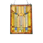 Stained Glass Window Panel Mission Arts   Crafts Tiffany Style    One This Price