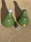 1940 Benjamin 10    Green Porcelain Industrial Sign Gas Station Vintage Pole Light