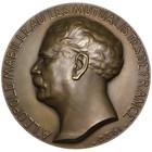 France Art Deco L  opold Mabilleau 1920 Bronze Medal   By Pierre-marie Poisson