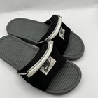 Nike Benassi Jdi Tech Fanny Pack Slides Black Anthracite Ao1037-001 Mens 9 Zip
