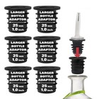 Liquor Pourer Adapters Converts Bottle Stoppers Cap Diameter Adjuster F Oil Wine