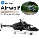 Fly Wing Fw450l Helicopter Fuselage Simulation Body Shells For Fw450l V3 V2 5 V2