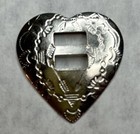 New Lot 10 Classic Western Rodeo Heart Silver Tone Conchos Crafts Belts Bolo