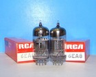 6ea8 Nos Rca Radio Audio Amplifier Electron Vacuum Tubes 2 Valves Tested 6gh8a