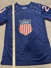 James Van Riemsdyk Hockey Jersey Team Usa 2014 Sochi Olympics Large Nike Rare
