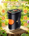 1000x Coin Microscope With Lights  Digital Handheld Coin Magnifier With 8 Adjust