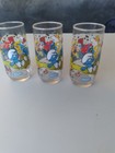 Vintage The Smurfs 1983 Peyo Collector s Promo Drinking Glass Lot Of 6 
