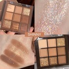 Neutral Brown Eye Shadow Palette- Rose Gold Dark Brown Eyeshadow Palette Colorfu