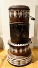Antique Vtg Deluxe Perfection Kerosene Firelight Heater Pyrex Globe Model 750
