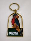 Vintage Las Vegas Tropicana Casino Key Ring Nevada Parrot