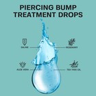 Base Labs Piercing Bump Treatment Saline Drops   Keloid Removal Drops   15ml