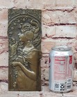 Art Nouveau The Blonde Large Bronze Plaque  Signed By Milo  Lost Wax Method Sale
