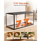 Hamsters Cage Large Metal Habitat Clear 47 2 X 23 6 X 25 4  Gerbils Animals Cage