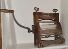 Antique Wooden Handle Crank Universal Horse Shoe Brand Clothes Wringer  341