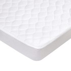 Waterproof Fitted Mini Crib Mattress Protector 38  X 24  - Quilted  Noiseless   