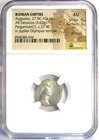 Augustus Ar Denarius Silver Octavian Roman Coin 27 Bc - Certified Ngc Au