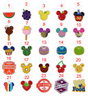 Food Theme Individual Pin Walt Disney World Park Trading Pins Mickey Brand New