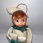 Vintage Christmas White Pixie Kneehugger Elf