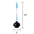 Great Value Deluxe Toilet Plunger With 16-in Ergonomic Plastic Handle  1 Each
