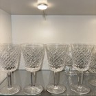 Set Of 4 Vintage Waterford Crystal Alana 7  Water Goblets Glasses