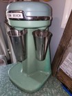 Vintage Hamilton Beach Jadeite Triple 3 Head Milkshake Malt Maker Machine Works 