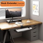 Rotating Keyboard Tray - 23 62 x 9 84  - Black