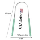 1pc Useful Tongue Scraper Stainless Steel Oral Tongue Cleaner Medical Mouth Oral