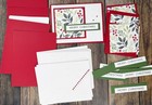 Stampin Up Card Kit Merry Christmas Sweetest Painted Christmas Dsp Makes 6 Cards