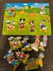 3 Melissa   Doug Wooden Chunky Puzzles  Disney Characters  Farm   Safari Animals