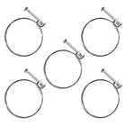  70215 2 Inch Double Wire Hose Clamp With Bolt  Adjustable Hose 2 Inch - 5pk