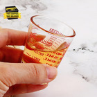 Set Of 2 Shot Glasses - Heavy Glass  Perfect For Measuring Espresso  Wine  And M