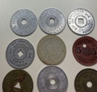 Vintage Oklahoma La  Ms Tax Tokens Old Age Assistance Welfare Lot Of 9