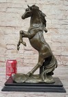 Rearing Horses Bronze Sculpture Hot Cast Horse Farm Racing Figurine Artwork Sale