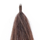 Y j Tails Med Brown Natural Loop Top Tapered Bottom Horse Tail Extension 28 -30 