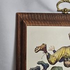 Norman Rockwell s  first Down  Wood Plaque Football Sports Art Print 5x7 Vintage