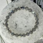 8 Mm Labradorite Stone Beaded Bracelet Natural Gemstone Crystal Stretch Bracelet