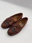 Allen Edmonds Shoes Cognac Brown Cody Tassel Loafers Mens Size 9eee