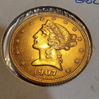 1907-d Liberty Head Gold Half Eagle  Low Mintage Beautiful Price Drop