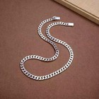 925 Sterling Silver Cuban Chain Necklace 8mm 