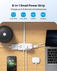 Trond Flat Plug Power Strip 3ft Cord  4 Ac Outlets  4 Usb  2 Usb-c  900j Surge
