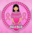 2024 Hard Rock Cafe Seminole Pinktober Breast Cancer Native American Woman Pin