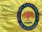 Rory Mcilroy Signed 2012 Pga Championship Flag Kiawah Golf Pga Psa Dna Loa